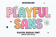 Playful Sans 3 Modern Display Font, a Script Font by Akrinity Digital (Thumbnail 1 of 4)