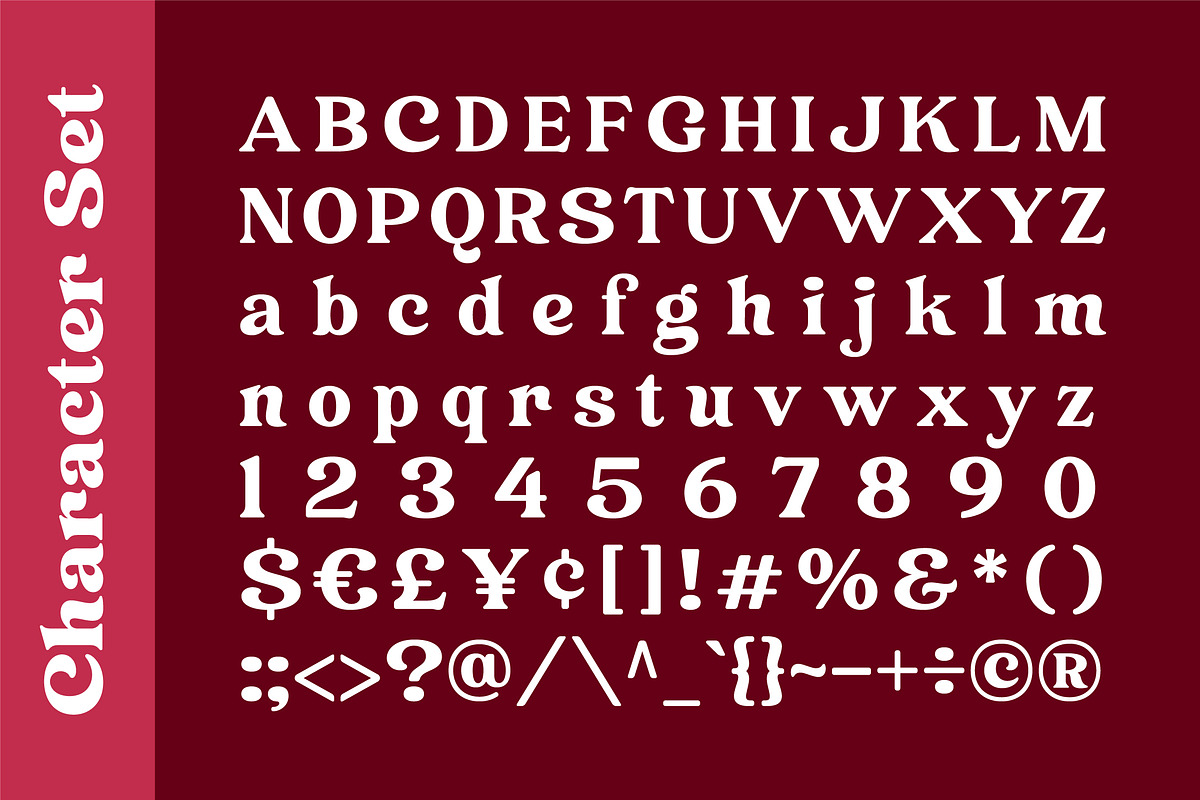 Heigan - Retro Font Family, a Serif Font by Grezline Studio (Photo 11 of 13)