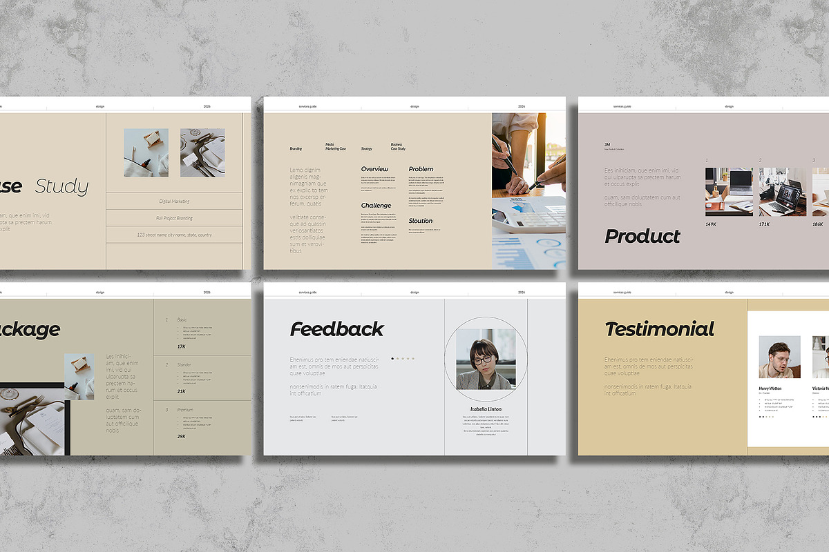 Services Guide Template, a Presentation Template by White Graphic (Photo 7 of 8)