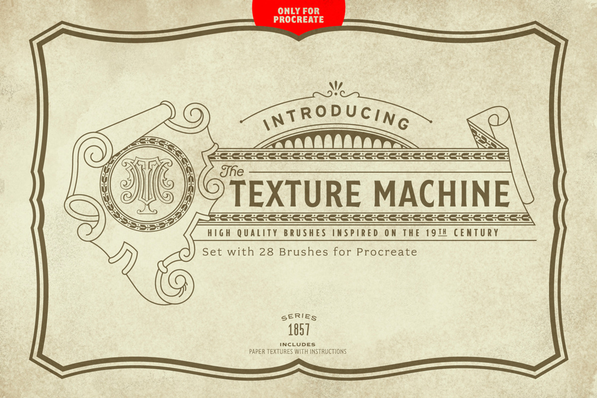 The TEXTURE MACHINE For Procreate, a Brush Add-On by Felippe Cavalcanti (Photo 1 of 6)