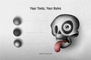 Grim Shader Procreate Brushes, a Brush Add-On by brushapes.com (Thumbnail 8 of 11)