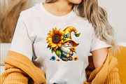 Flower Girl Gnomes  Sublimation Clip, an Illustration by SVGArt (Thumbnail 2 of 7)