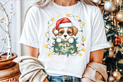 Christmas Dog PNG Clipart, an Illustration by Sublimation Artist (Thumbnail 7 of 9)