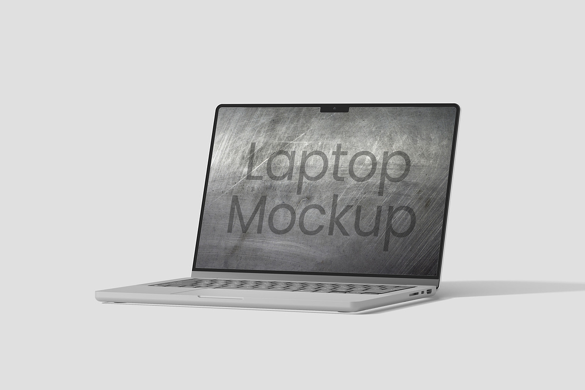 Laptop Mockup, a Device Mockup by safrizalstudio (Photo 3 of 4)