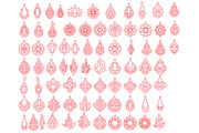 Elegant Earring SVG Laser Cut Bundle, an Object Graphic by DreamCafeArt (Thumbnail 4 of 4)