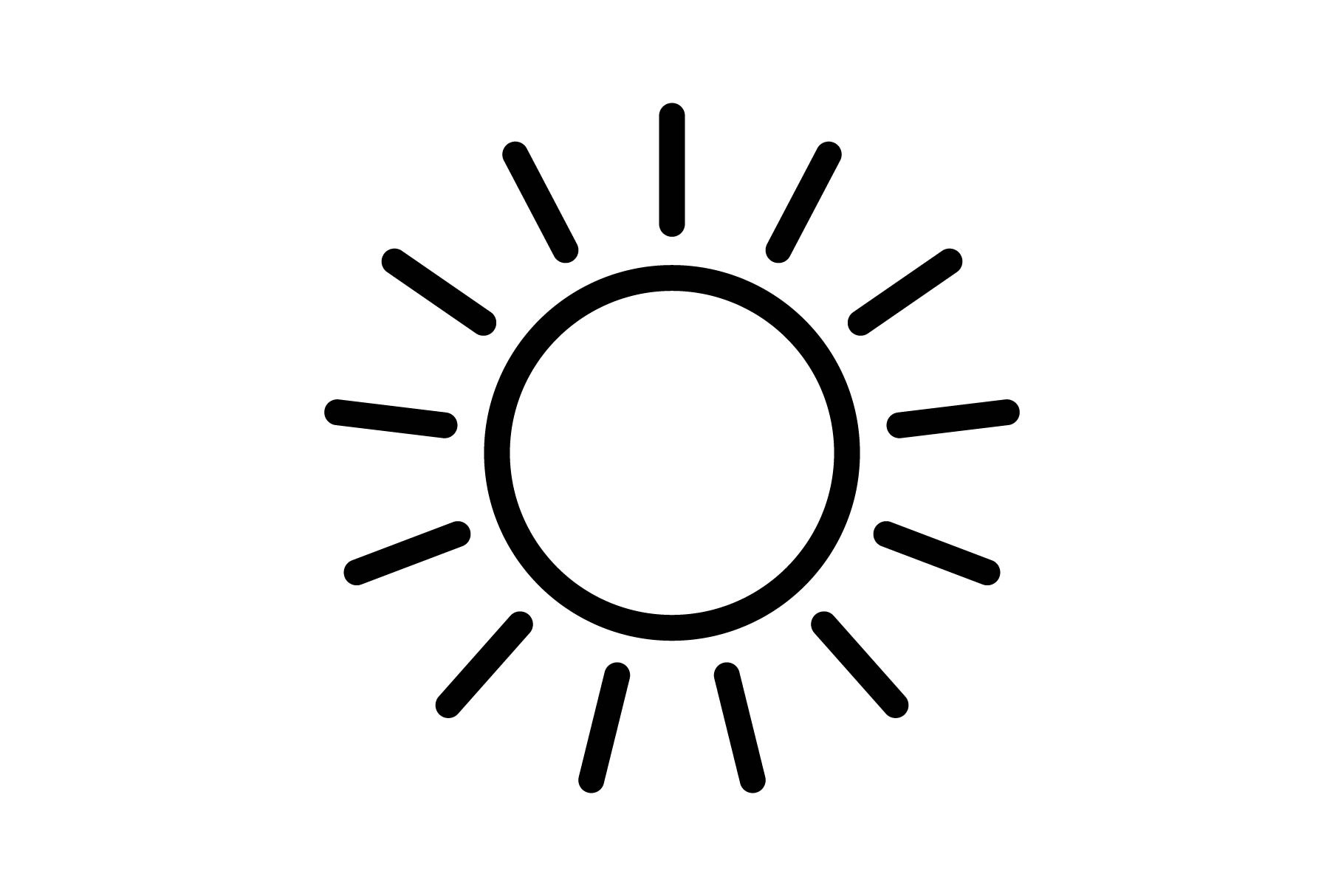Sun icon