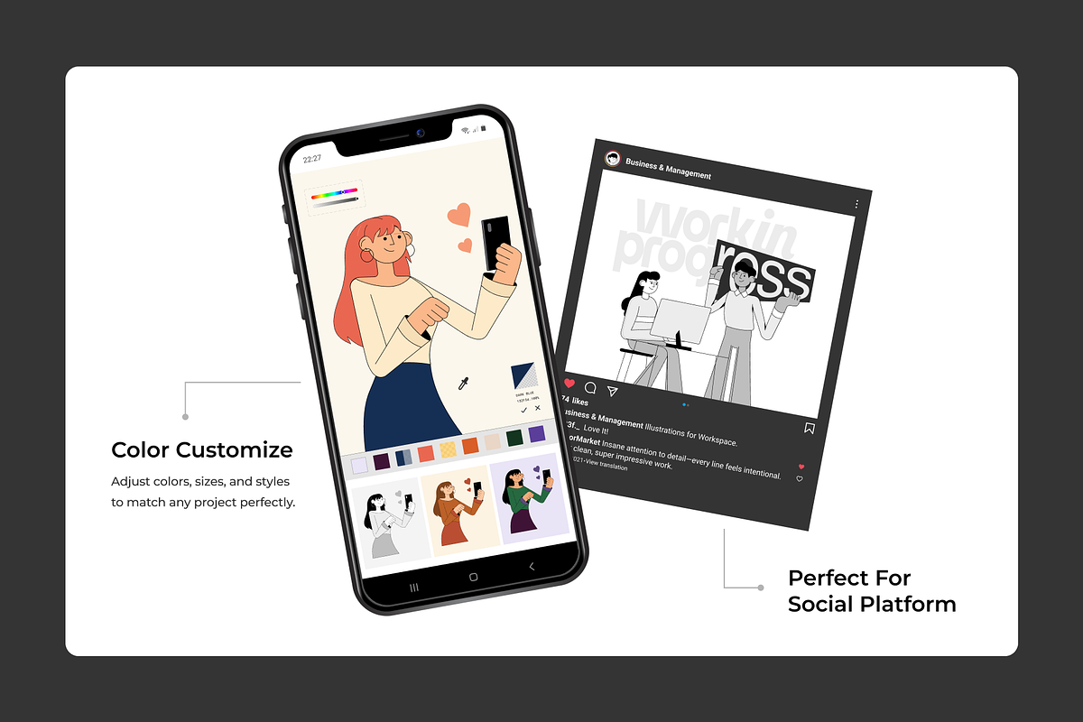Business and Management Illustration, a Person Illustration by Prosymbols (Photo 3 of 10)