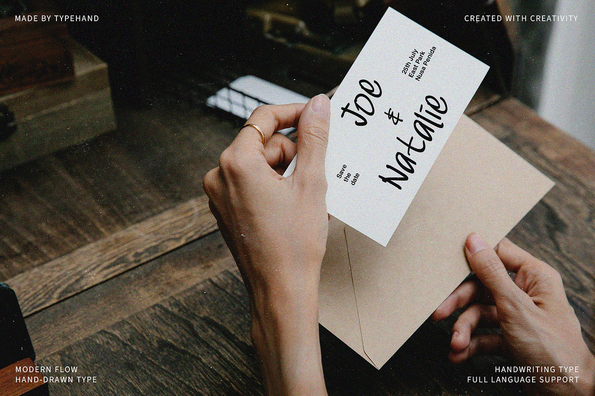 Coldnight – Playful Fancy Display, a Handwritten Font by Typehand Studio (Photo 4 of 7)
