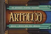 SALE Art Deco Toolkit, a Background Graphic by Cruzine (Thumbnail 3 of 111)