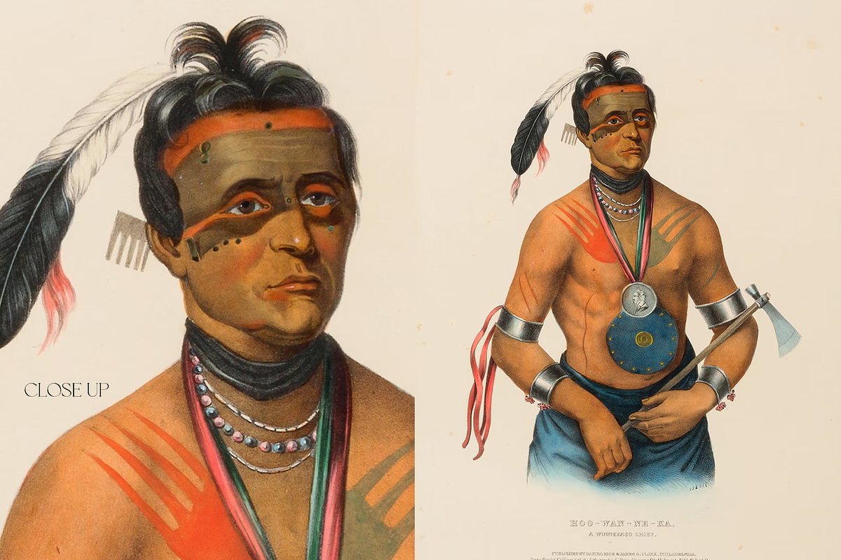 History of the Indian Tribes, a Person Illustration by Digital Museum (Photo 2 of 10)