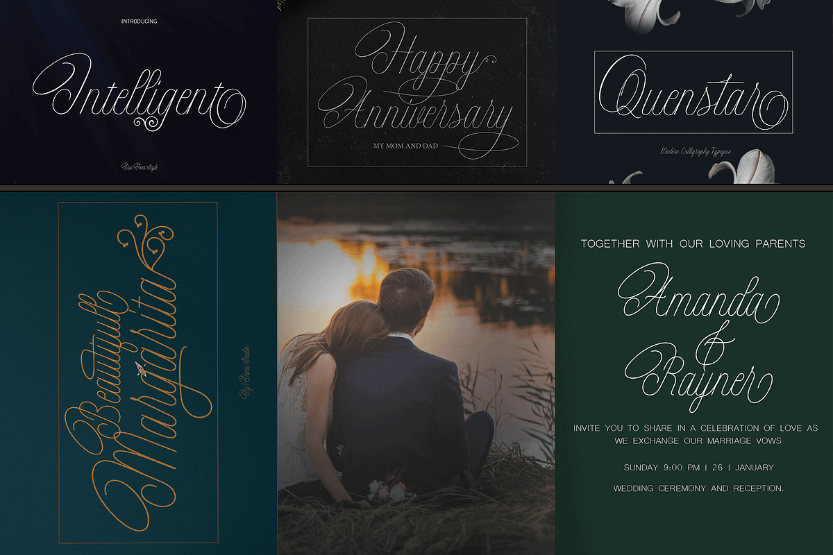 THE COLLECTION BUNDLE, a Script Font by danti (Photo 20 of 31)