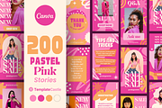 200 Canva Instagram Stories Template, a Templates & Theme by TemplateCastleStore (Thumbnail 1 of 10)