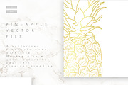 Gold Pineapple Vector Icon, an Icon by Aloha Philly (Thumbnail 3 of 8)