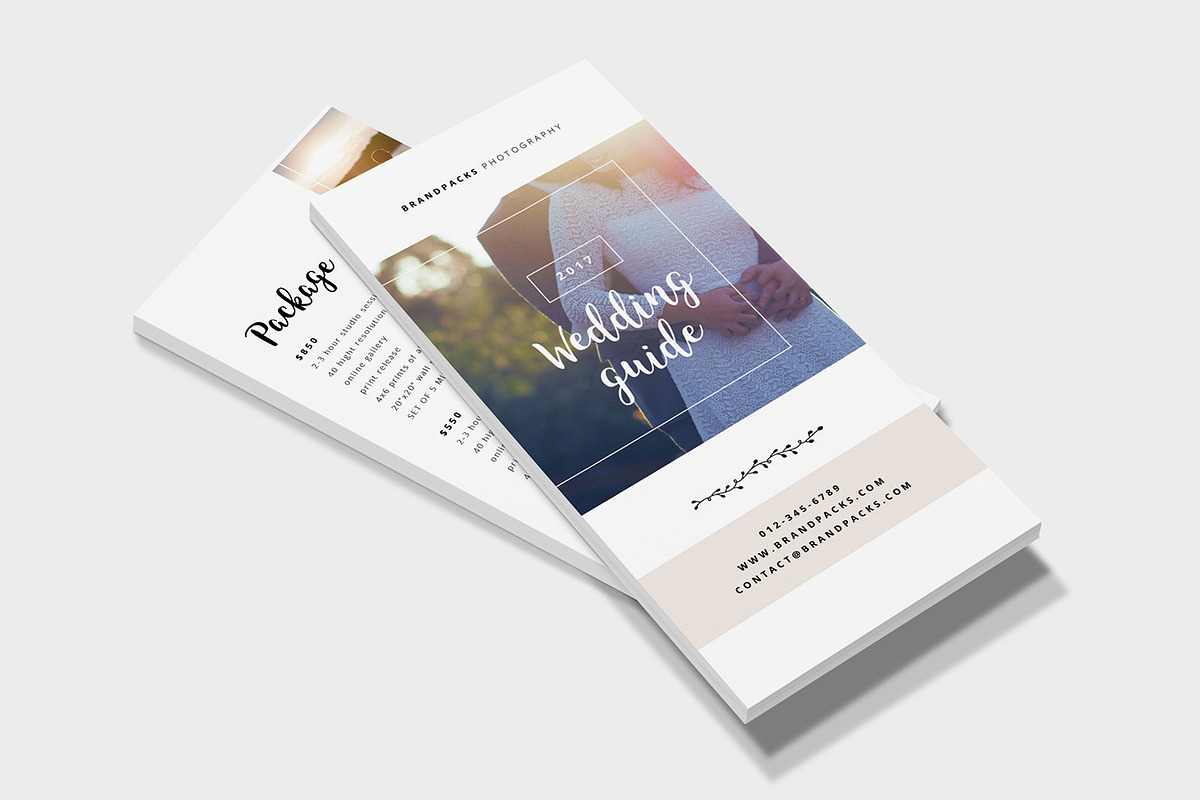 Wedding Photographer DL Card, a Card Template by BrandPacks (Photo 4 of 4)