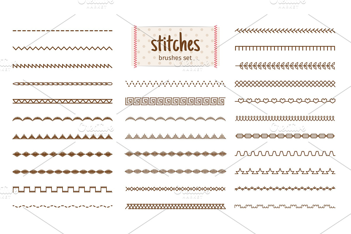 Fabric stitches textures, a Texture Graphic by Stock-Smart-Start
