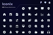 Iconix - Premium Sharp Solid Icons, a Solid Icon by KushJain (Thumbnail 1 of 7)