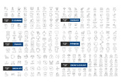 Ultimate bundle Icon set – 2,000+, an Outline Icon by Icons (Thumbnail 6 of 9)