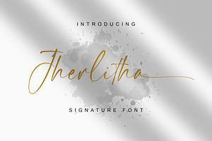 Jherlitha - Signature Font