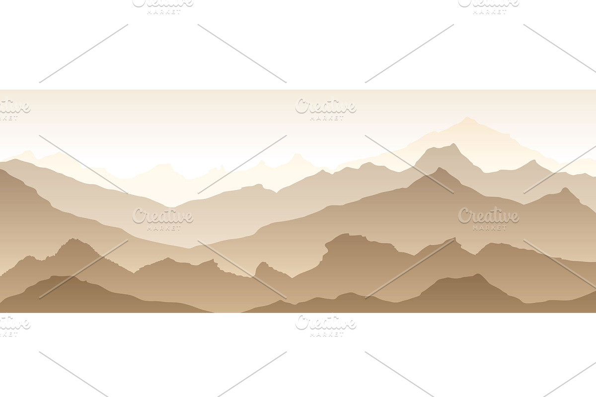 mountains illustration vector, a Texture Illustration by Rommeo79 (Photo 1 of 8)