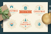 Christmas Retro Design Bundle, a Poster Template by Vasya Kobelev (Thumbnail 6 of 11)