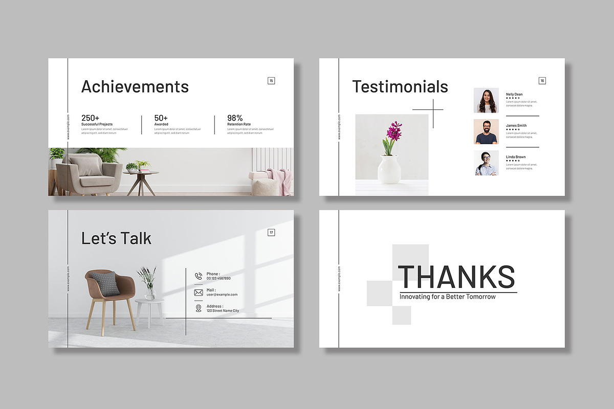 Clean And Minimal Presentation, a Presentation Template by Mighty-Slide (Photo 6 of 6)