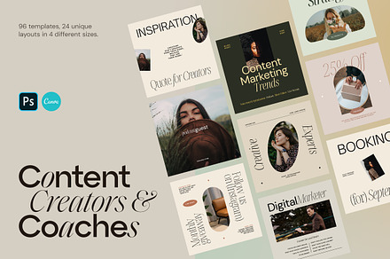 Content Creators Instagram CANVA PS