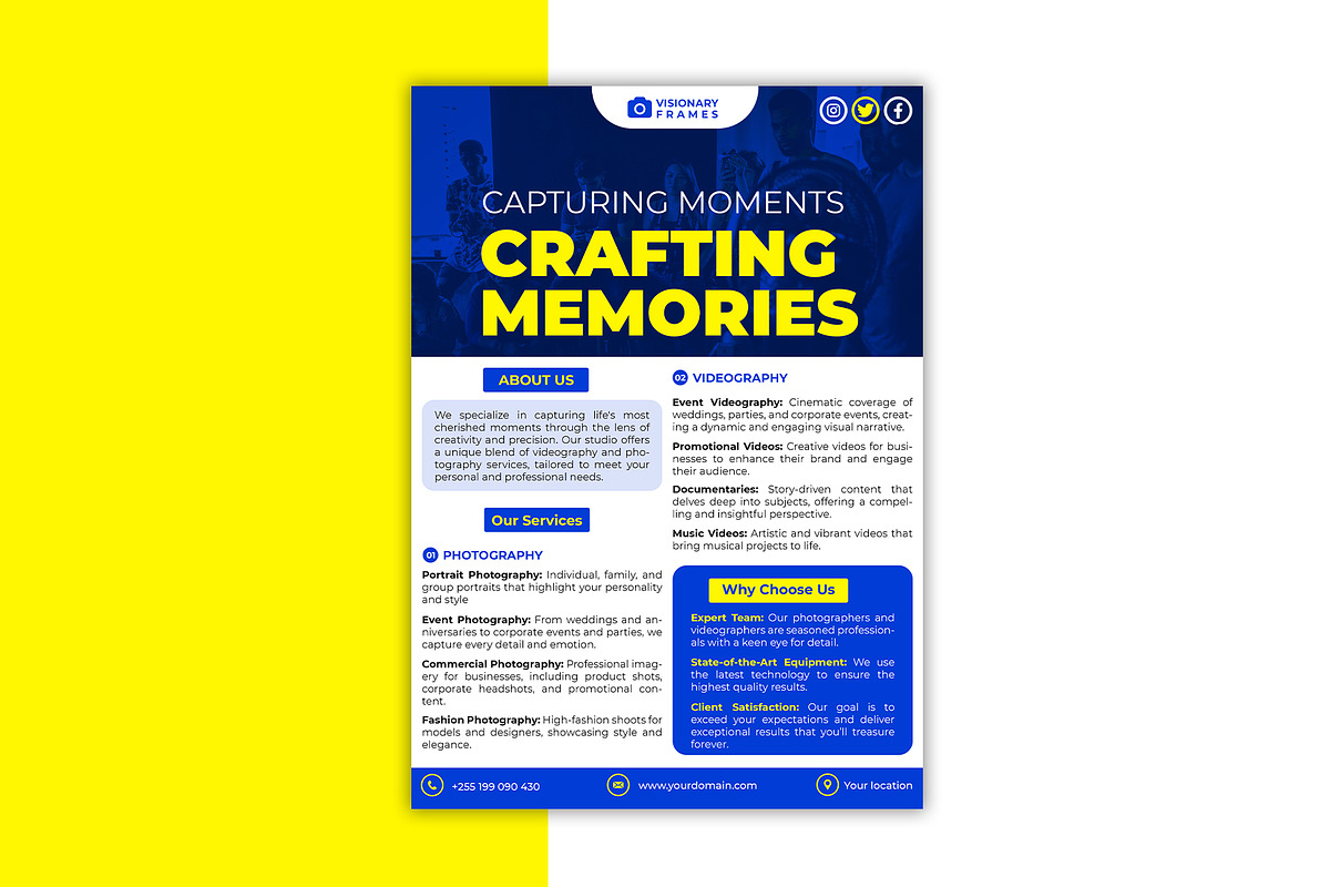 9 A4 Professional Flyer Templates, a Marketing Template by Triple M Graphics (Photo 4 of 10)