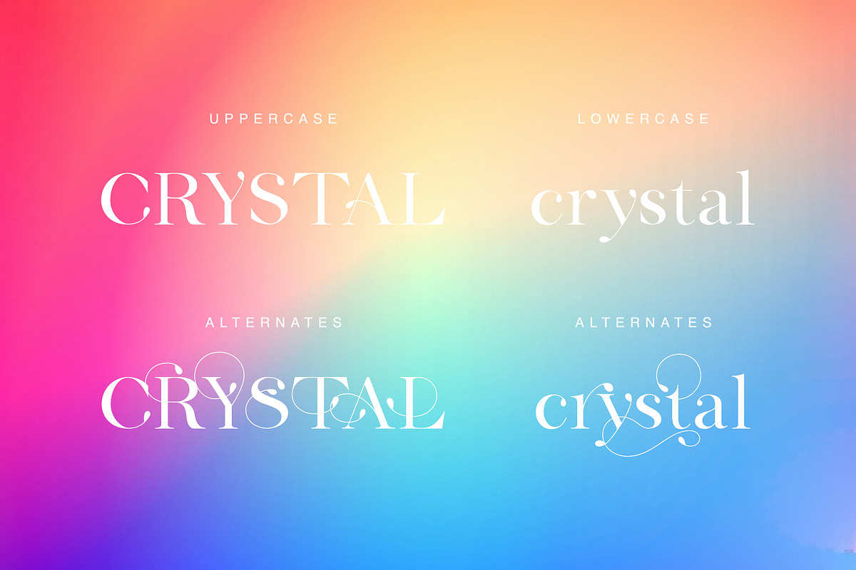 Crystal Crown -Natural Beauty Serif, a Serif Font by NendesKombet Studio (Photo 6 of 11)