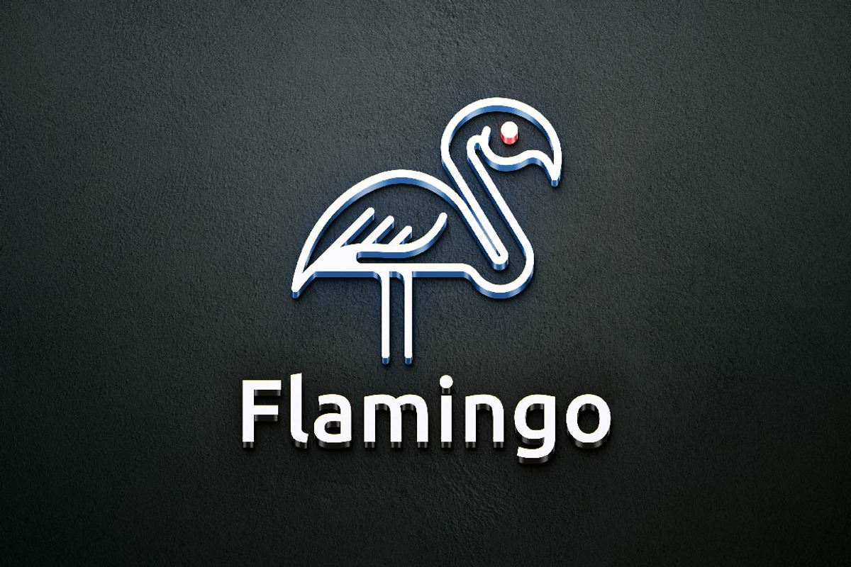 Flamingo Bird Nature Animal Logo, a Branding & Logo Template by jongcreative (Photo 4 of 4)