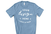 Male Bella Canvas 3001 Mockup Bundle, a Shirt Mockup by lock and page (Thumbnail 24 of 60)
