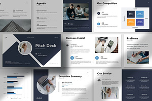 Pitch Deck Keynote Presentation, a Presentation Template by Fit-tee