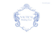 Wedding Crest with Seahorses, an Object Graphic by Encre Studio (Thumbnail 1 of 5)