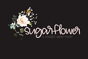sugarflower, a Font by OnTheSpotStudio (Thumbnail 1 of 4)