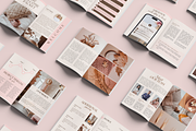 Canva Client Welcome Packet Template, a Magazine Template by Alloura Template Studio (Thumbnail 2 of 7)