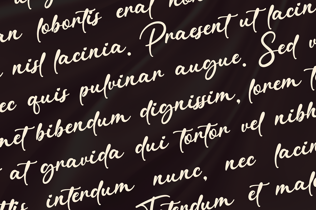 Andalugia Elegant Script Font, a Script Font by Basnistudio (Photo 7 of 9)