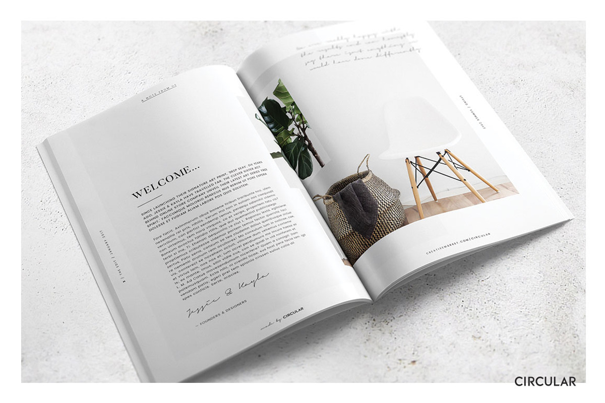 MODERN LUXE / Magazine & Brochure, a Magazine Template by Circular (Photo 9 of 10)