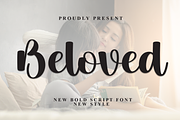 Beloved | Script Font, a Handwritten Font by Scratchones (Thumbnail 1 of 7)