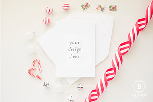 Styled Background Holiday Mockup