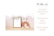 Boho Kids Frame Mockup 3x4 Digital, a Print Template by BirdieFrames (Thumbnail 3 of 3)