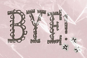 Lacedrunk Lace Pattern Font, a Slab Serif Font by The October Creative (Thumbnail 8 of 8)