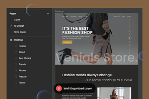 Venials - Fashion Shop Landing Page