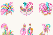 Colorful Carnival Clipart Bundle, a Person Illustration by BusyDaydesign (Thumbnail 6 of 9)