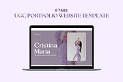 UGC Creator | Ugc creator portfolio, a Landing Page Template by Modernastic - Canva (Thumbnail 3 of 5)