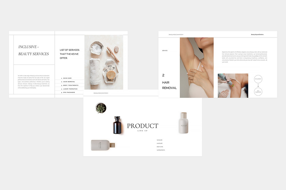 Kevve Beauty Clinic Powerpoint, a Presentation Template by kylyman (Photo 2 of 7)