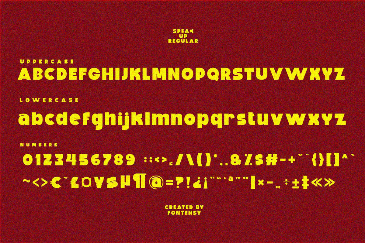 Speak Up, a Sans Serif Font by Cut Story (Photo 14 of 18)