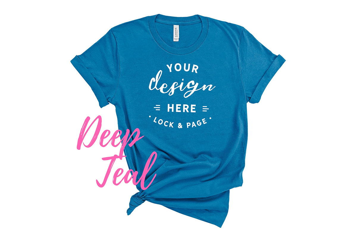 Bella Canvas TShirt Mockups On White, a Shirt Mockup by lock and page (Photo 75 of 92)
