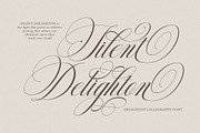 Delighton Script, a Script Font by Has_rizal (Thumbnail 9 of 15)