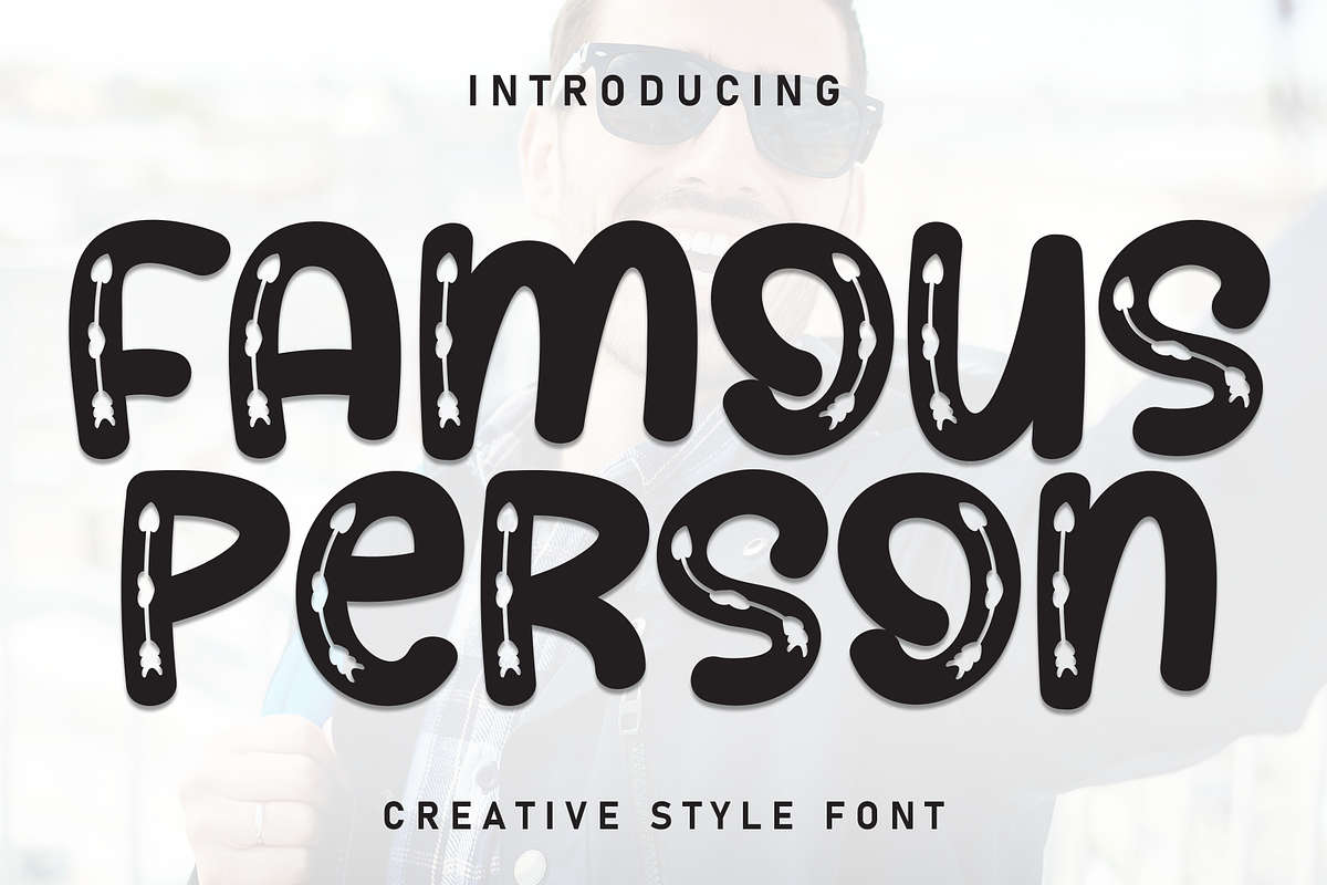 Famous Person | Script Font, a Script Font by Scratchones (Photo 1 of 8)