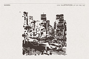 Tokyo Streets Crossing Sketches, a Work Illustration by TheMountBirdStudio (Thumbnail 5 of 7)