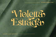 Violetta Estrada - Elegant Luxury, a Serif Font by Qweera Studio (Thumbnail 1 of 12)